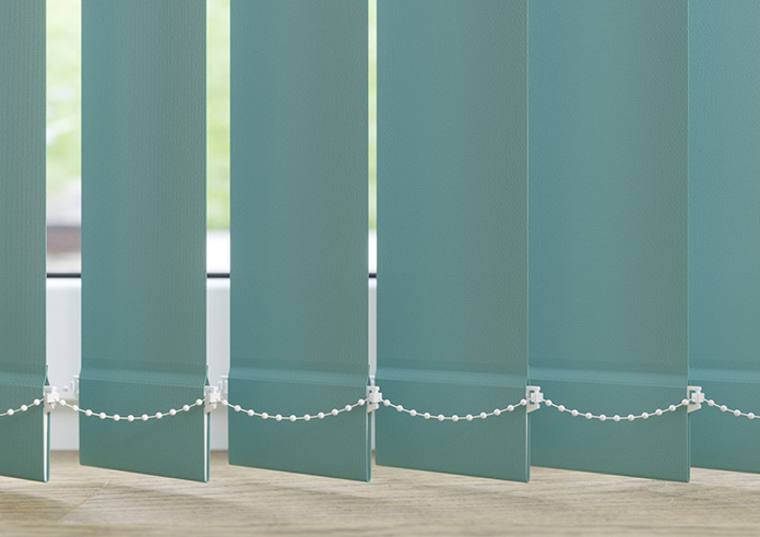 Trinity (Blackout), Panorama Blue - Vertical Blind Slats - Image 3
